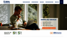 What Ideal-versicherung.de website looks like in 2024 