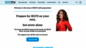 What Ielts-blog.com website looks like in 2024 