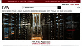 What Iwawine.com website looks like in 2024 