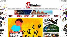 What Illinoistimes.com website looks like in 2024 