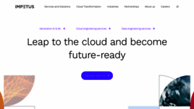 What Impetus.com website looks like in 2024 