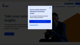 What Insuranceinstitute.ca website looked like in 2024 (2 years ago)