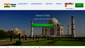 What Indian-visa-online.com website looks like in 2024 