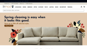 What Inmod.com website looked like in 2024 (1 year ago)