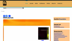 What Iaras.org website looks like in 2024 