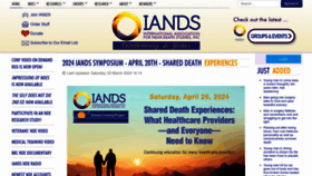 What Iands.org website looks like in 2024 