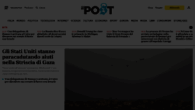 What Ilpost.it website looks like in 2024 