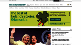 What Independent.ie website looked like in 2024 (2 years ago)