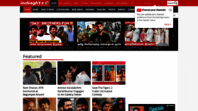 What Indiaglitz.com website looks like in 2024 
