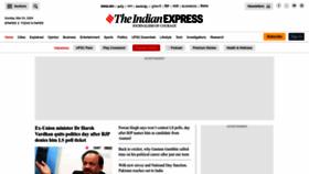 What Indianexpress.com website looks like in 2024 