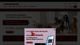 What Indusind.com website looks like in 2024 