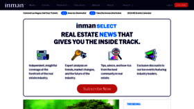 What Inman.com website looks like in 2024 