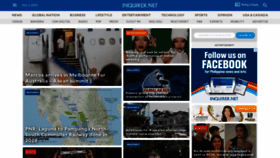 What Inquirer.net website looks like in 2024 
