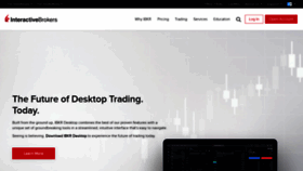 What Interactivebrokers.com website looked like in 2024 (1 year ago)