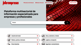 What Interempresas.net website looks like in 2024 