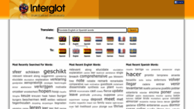 What Interglot.com website looks like in 2024 