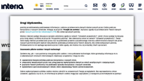 What Interia.pl website looks like in 2024 