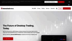 What Interactivebrokers.ca website looks like in 2024 
