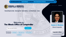 What Illinoiscomptroller.gov website looks like in 2024 