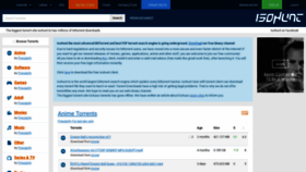 What Isohunts.to website looks like in 2024 