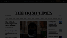 What Irishtimes.com website looks like in 2024 