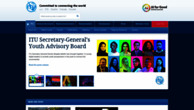What Itu.int website looked like in 2024 (1 year ago)