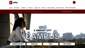 What Iupui.edu website looks like in 2024 