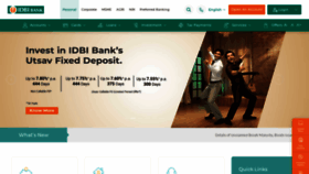 What Idbibank.in website looks like in 2024 