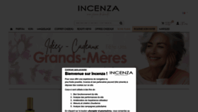 What Incenza.com website looks like in 2024 
