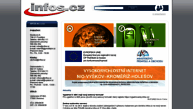 What Infos.cz website looked like in 2024 (2 years ago)