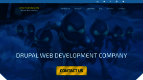 What Internetdevels.com website looks like in 2024 