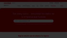 What Iberinform.es website looks like in 2024 