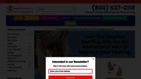 What Independentliving.com website looks like in 2024 