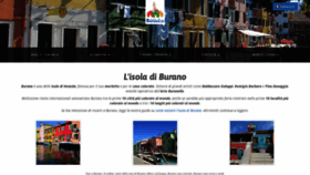 What Isoladiburano.it website looked like in 2024 (1 year ago)