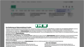 What Ikz-online.de website looks like in 2024 