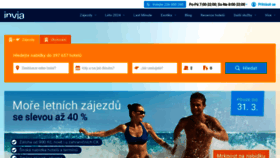What Invia.cz website looks like in 2024 