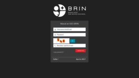 What Intra.brin.go.id website looks like in 2024 