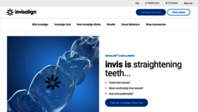 What Invisalign.com.au website looks like in 2024 