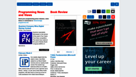 What I-programmer.info website looked like in 2024 (1 year ago)