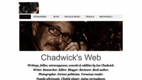 What Ianchadwick.com website looks like in 2024 