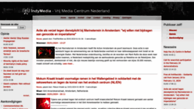 What Indymedia.nl website looks like in 2024 