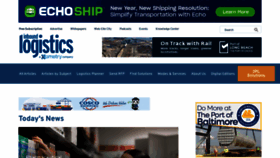 What Inboundlogistics.com website looked like in 2024 (1 year ago)