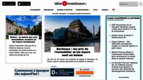 What Ideal-investisseur.fr website looks like in 2024 