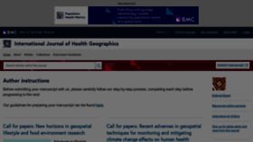 What Ij-healthgeographics.com website looks like in 2024 