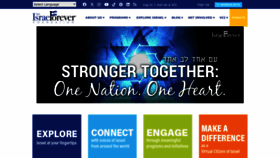 What Israelforever.org website looks like in 2024 