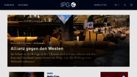 What Ipg-journal.de website looked like in 2024 (2 years ago)