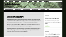 What Inflationdata.com website looks like in 2024 