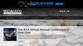 What Ieca.org website looks like in 2024 