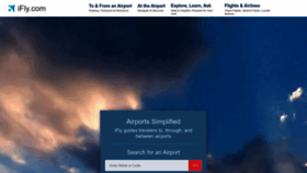 What Ifly.com website looks like in 2024 