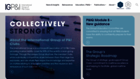 What Igpandi.org website looked like in 2024 (1 year ago)